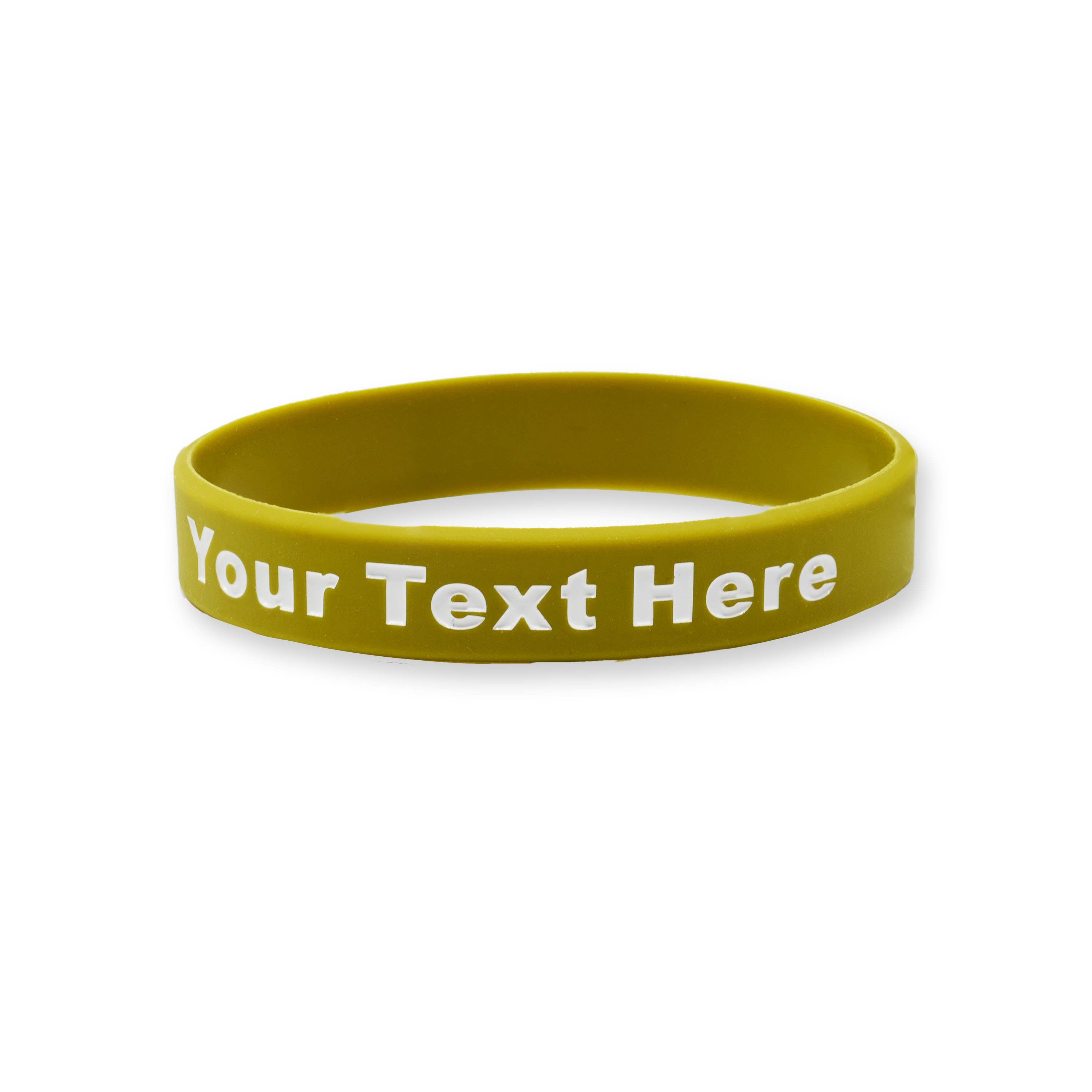 RapidWristbands - Vendita all'ingrosso Polsiere - Confezione da 200 - Solid - Braccialetti personalizzati in silicone iniettato con inchiostro8