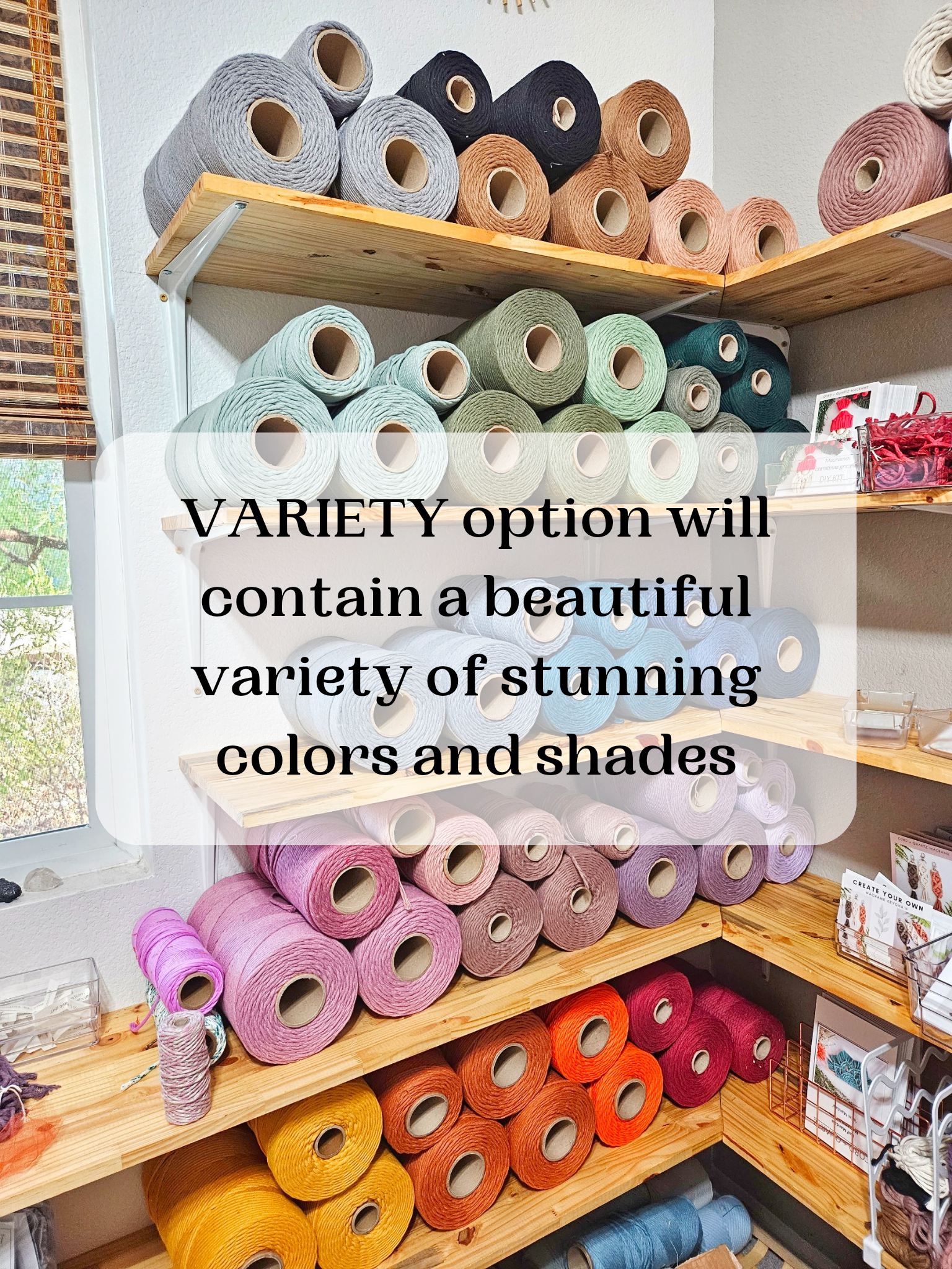 Cord + Quartz - Wholesale Hanging Planter - Macrame plant hanger. Diamond style.100% cotton eco-friendly4