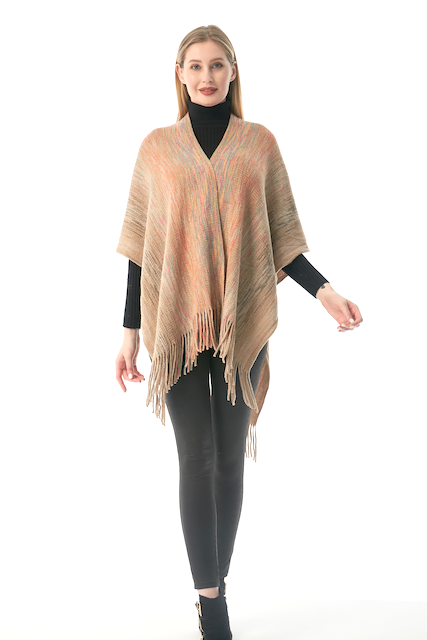 Pretty Persuasions - Vendita all'ingrosso Mantella - Donna - CP22102 Coprispalle Ruana Monterrey2