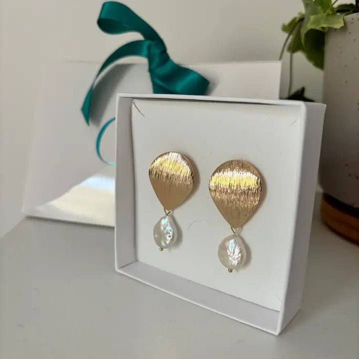 OE! – Engroshandel Hængeøreringe og creoløreringe – Keshi Teardrop - Øreringe0