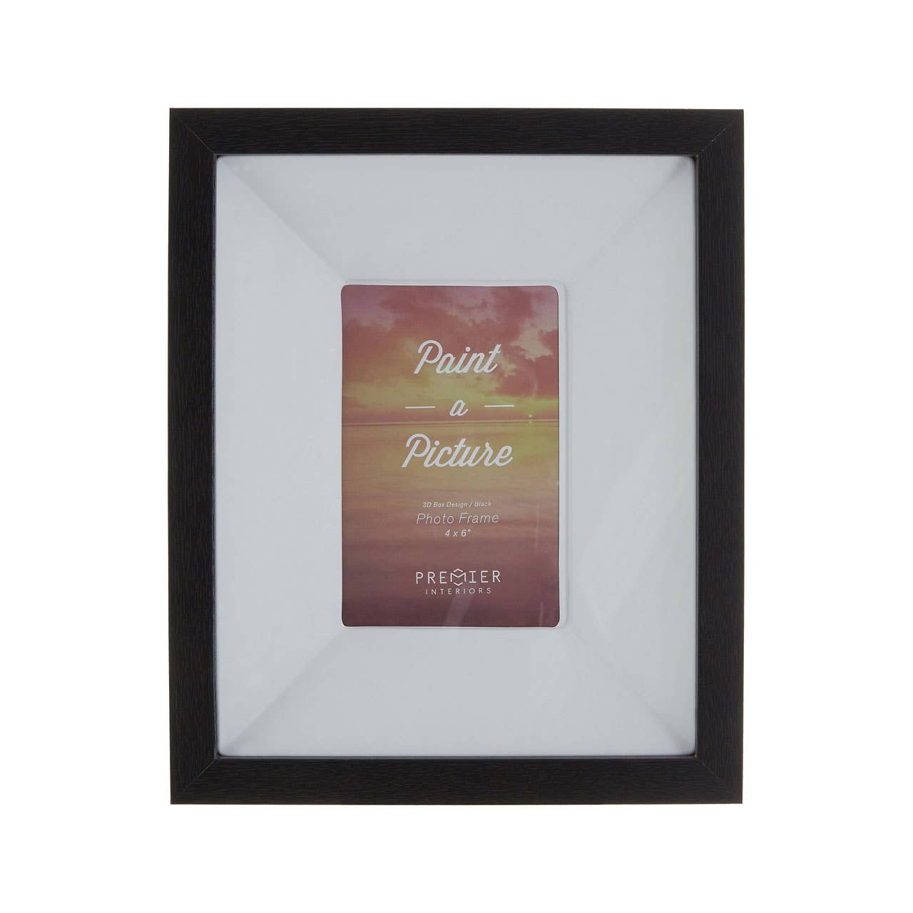 Interiors by Premier – wholesale Picture frame – Box Design Black Photo Frame2