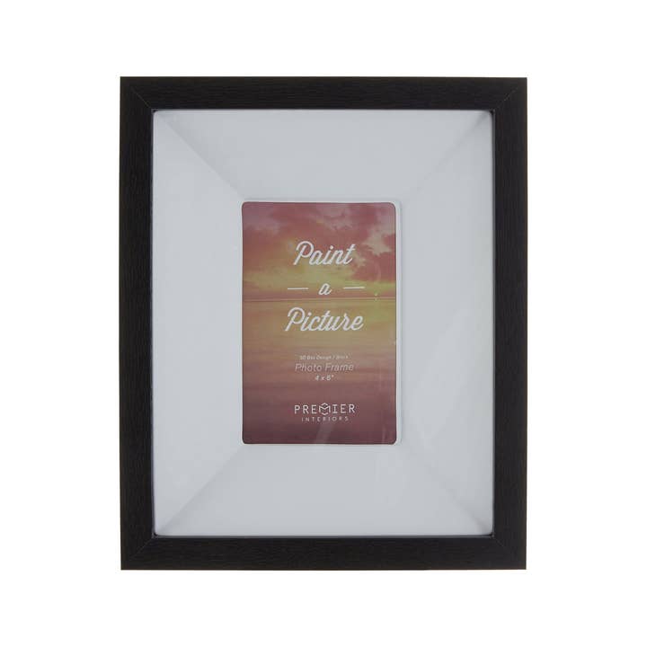 Interiors by Premier – wholesale Picture frame – Box Design Black Photo Frame2