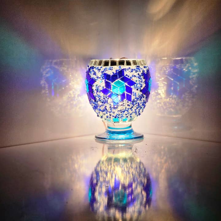 Talavera Florida - Wholesale Candle Holder - Mosaic Turkish Tea Light Candle Holders