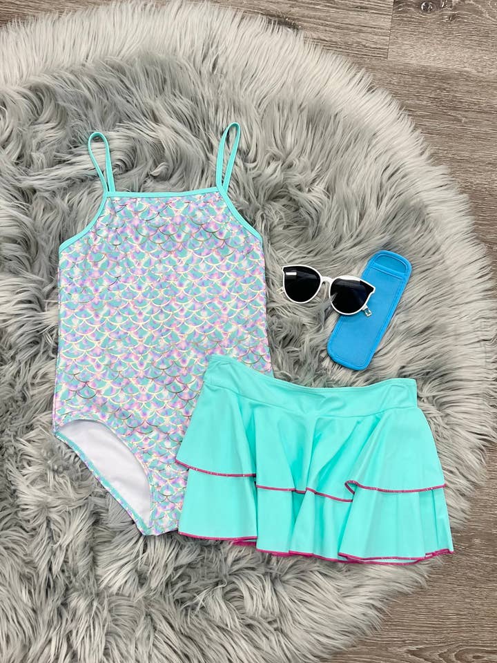 Traje de baño sirena para venta al por mayor de Two Cute Boutique LLC