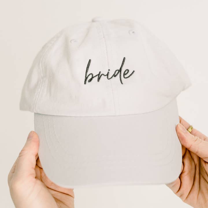 Bride Embroidered Pigment-Dyed Baseball Cap for wholesale by jnh+design