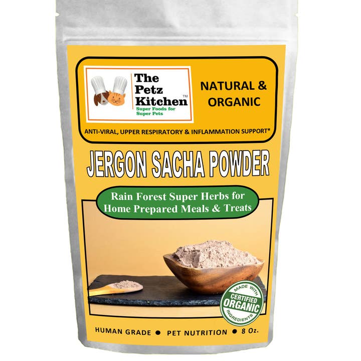 Natura Petz Organics - Wholesale Pet Supplement - Cat/Dog - Jergon Sacha Powder - Anti-viral, Upper Respiratory & Inflammation Support* the Petz Kitchen™1