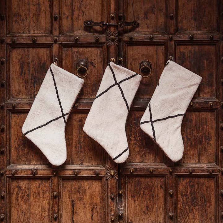 Håndvævede julestrømpe for engroshandel hos Apartment F - shipping from Austin, TX