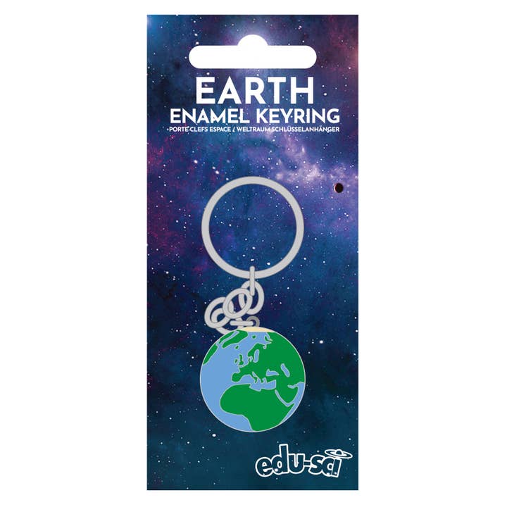 Llavero de esmalte Tierra para venta al por mayor de Edu-Sci