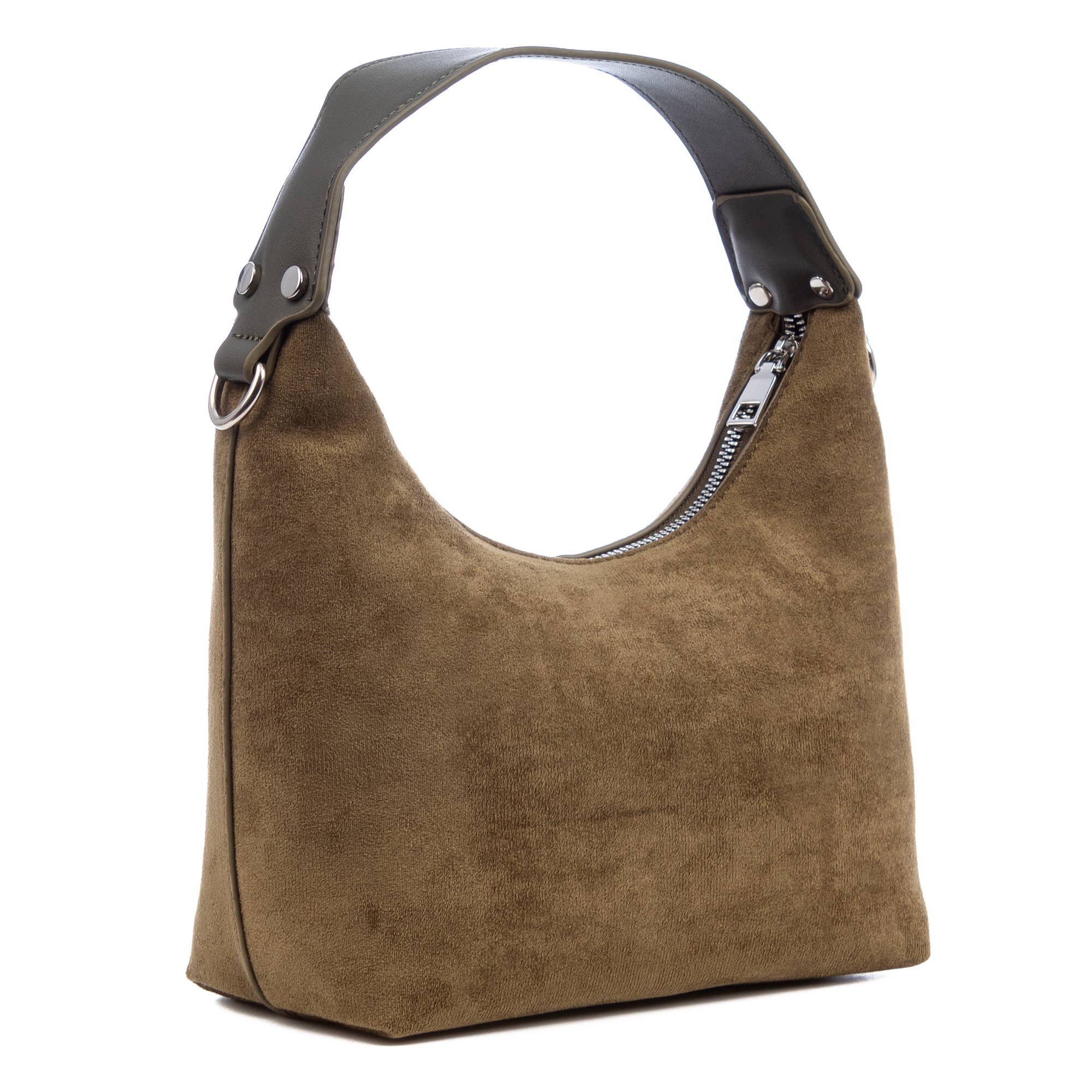 FIRENZE ARTEGIANI - Vendita all'ingrosso Tracolla - Donna - Atina borsa a tracolla in vera pelle scamosciata.3