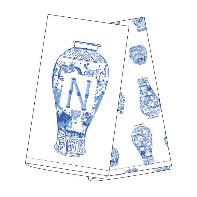 8 Oak Lane – Engroshandel Viskestykke – Ginger Jar Initial køkkenhåndklædesæt11