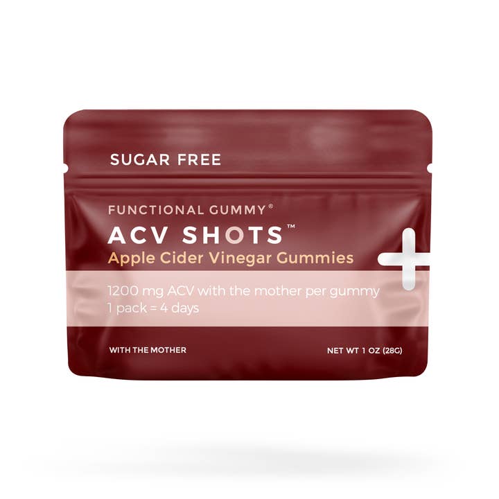 Seattle Gummy Company - Wholesale Oral Supplement/Vitamin - Apple Cider Vinegar Shots SUGAR FREE 48-Servings | 12-Pack