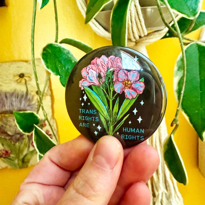 Fabulously Feminist - Wholesale Lapel Pin/Button - Trans Rights Are Human Rights: Feminist Pinback Button10