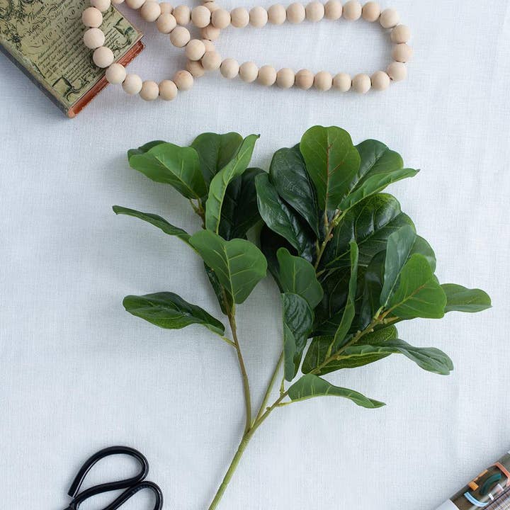 A&B Home Group Inc. - Wholesale Artificial Plant - 12x12x27"H Lush Fiddle Leaf Stem0