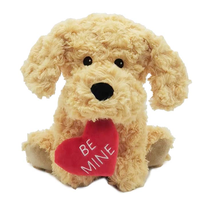Be Mine Golden Dog Warmies for wholesale by Warmies - Plush Toys - Lavender - Gifts - Valentines