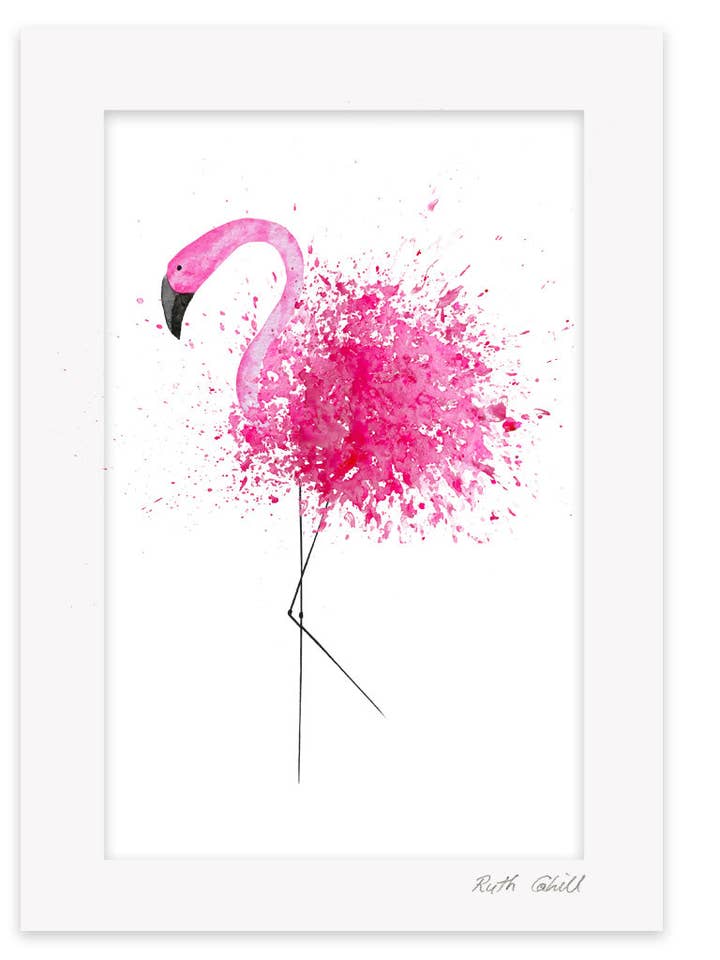 Imprimé flamant pour la vente par Duck Blue®