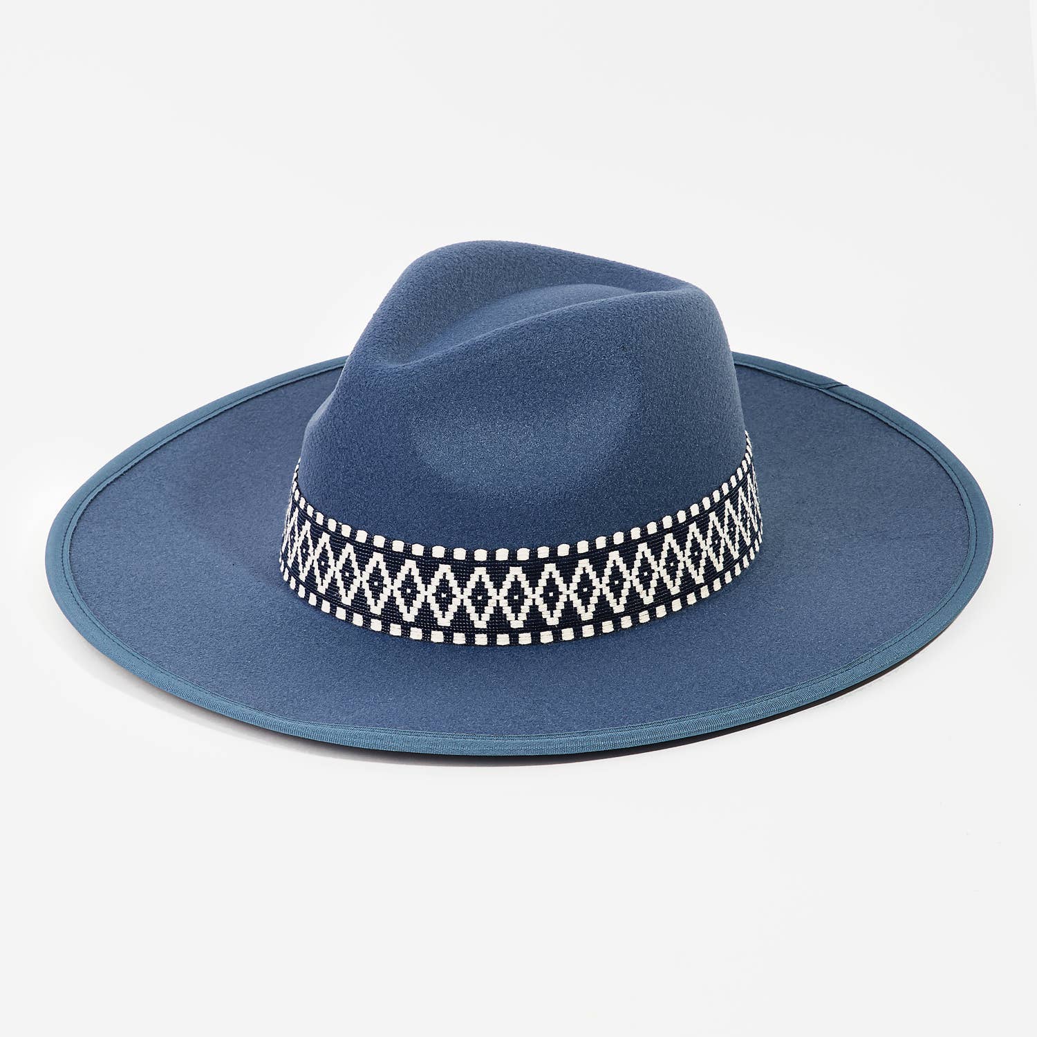 Collections by Fame Accessories - Wholesale Fedora - Women's - Boho Braided Band Fedora Hat2