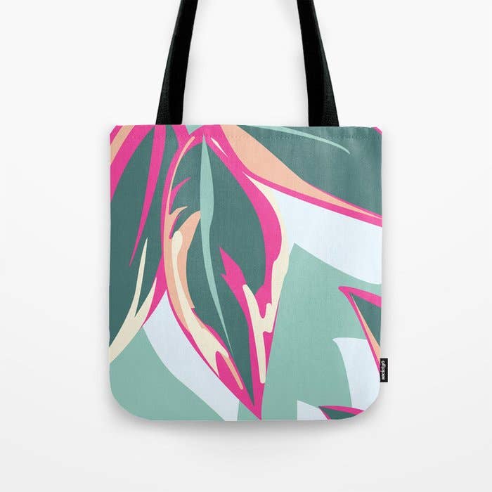 DANESSA - Wholesale Tote Bag - Women's - Tropical Plants Tote Bag13