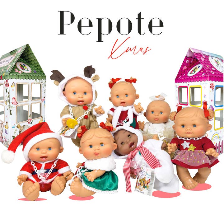 Nines Artesanals d'Onil Dolls - Wholesale Doll Accessory Kit - Kids - HOUSE SPECIAL PACK TO PRESENT THE DOLLS 8PCS