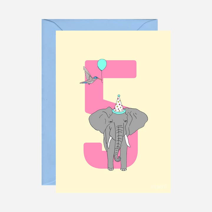 Carte 5e anniversaire pour la vente par Pearl Ivy