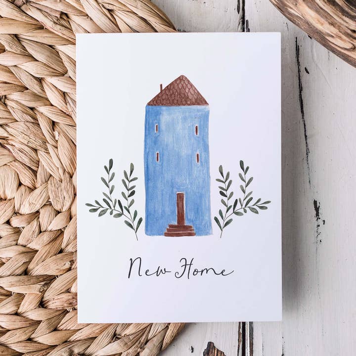 Nya Hem Blue Parade Card för wholesale av Paperlandscape