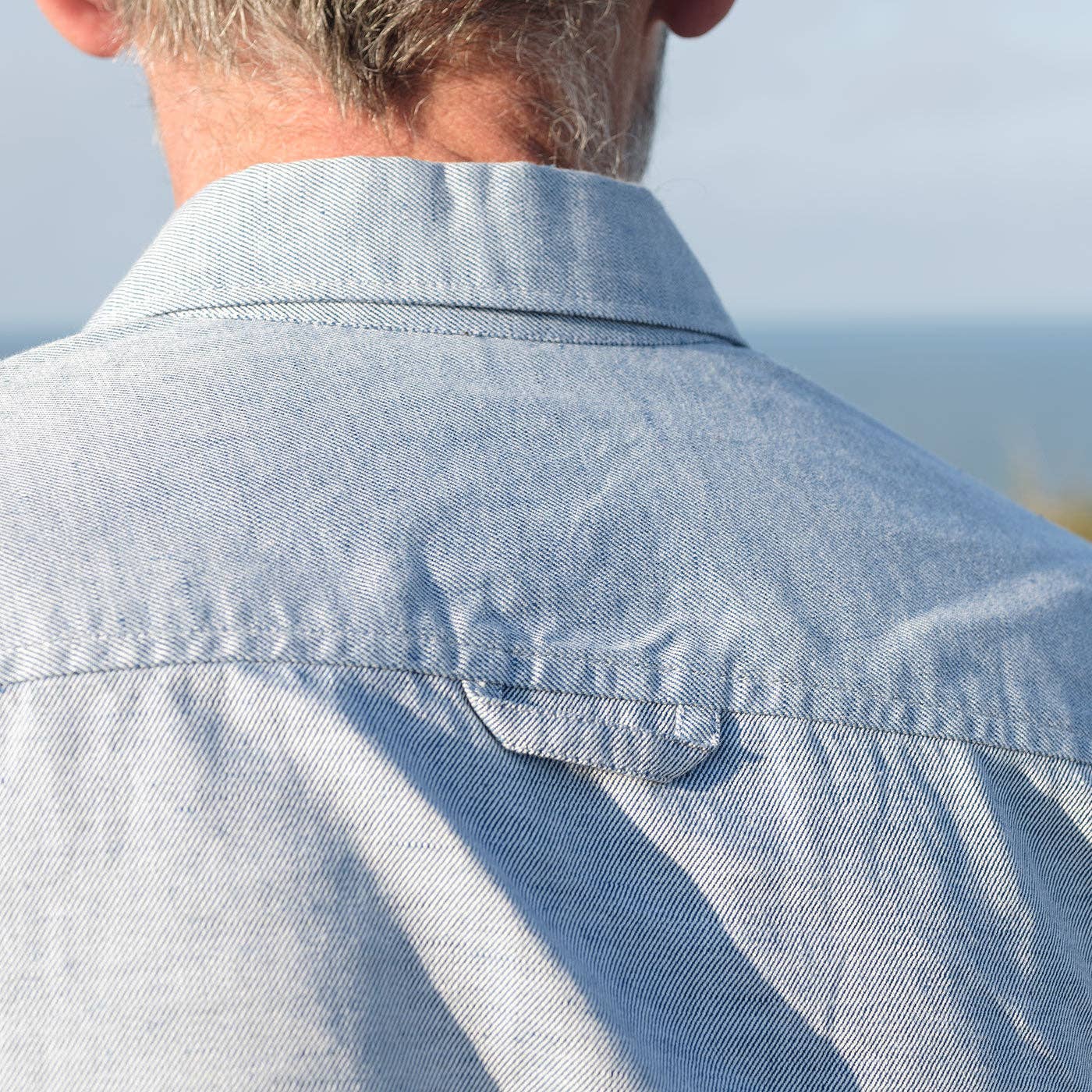 Yarmouth Oilskins - Vente Chemise à col boutonné – homme - Chemise The Yarmouth - Bleu3