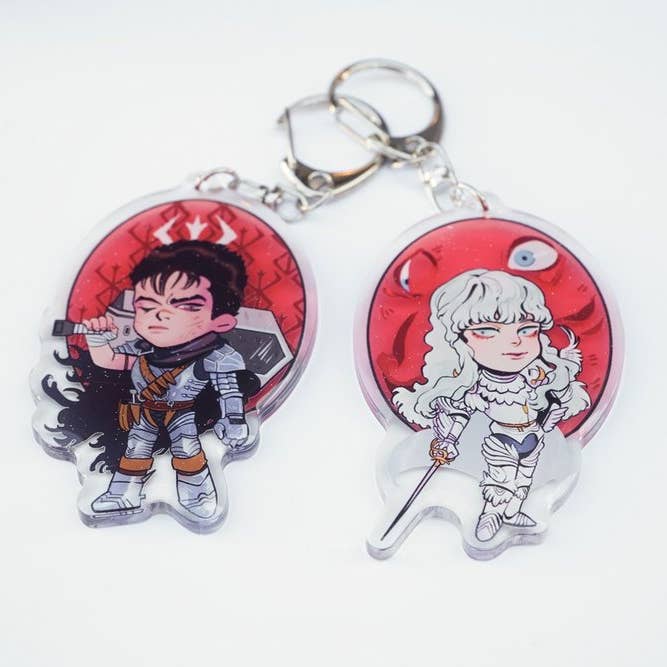 KOHI & ANDIE - Wholesale Keychain - Unisex - BERSERK 3" AMBITION ACRYLIC KEYCHAIN - anime