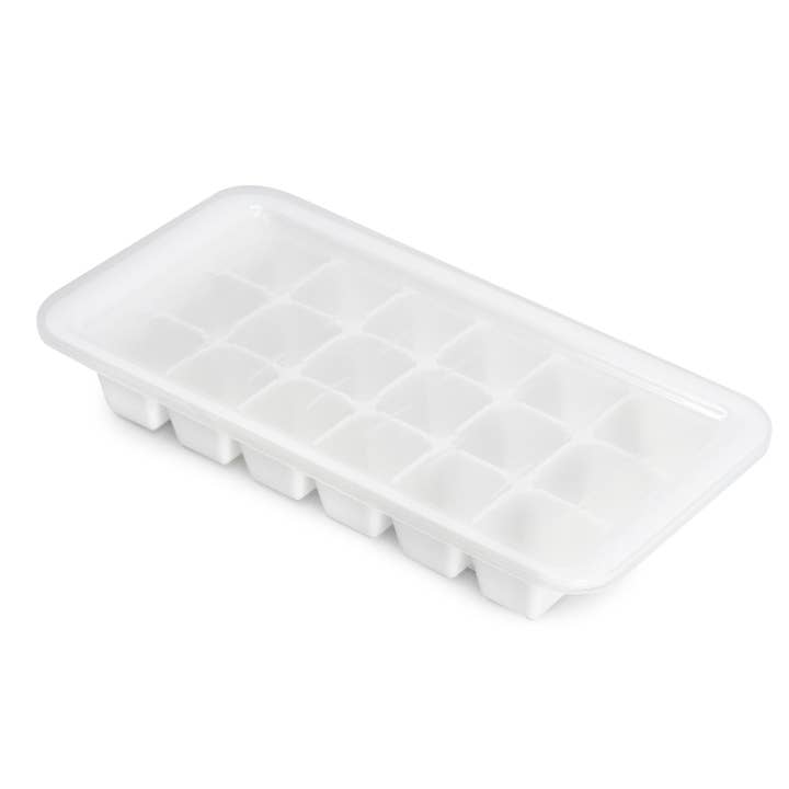 Ice Cube Tray & Cover White for wholesale by KEY Company