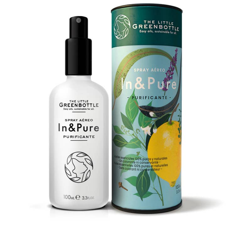 THE LITTLE GREEN BOTTLE – wholesale Air freshener – IN & PURE Air Spray - Purifying