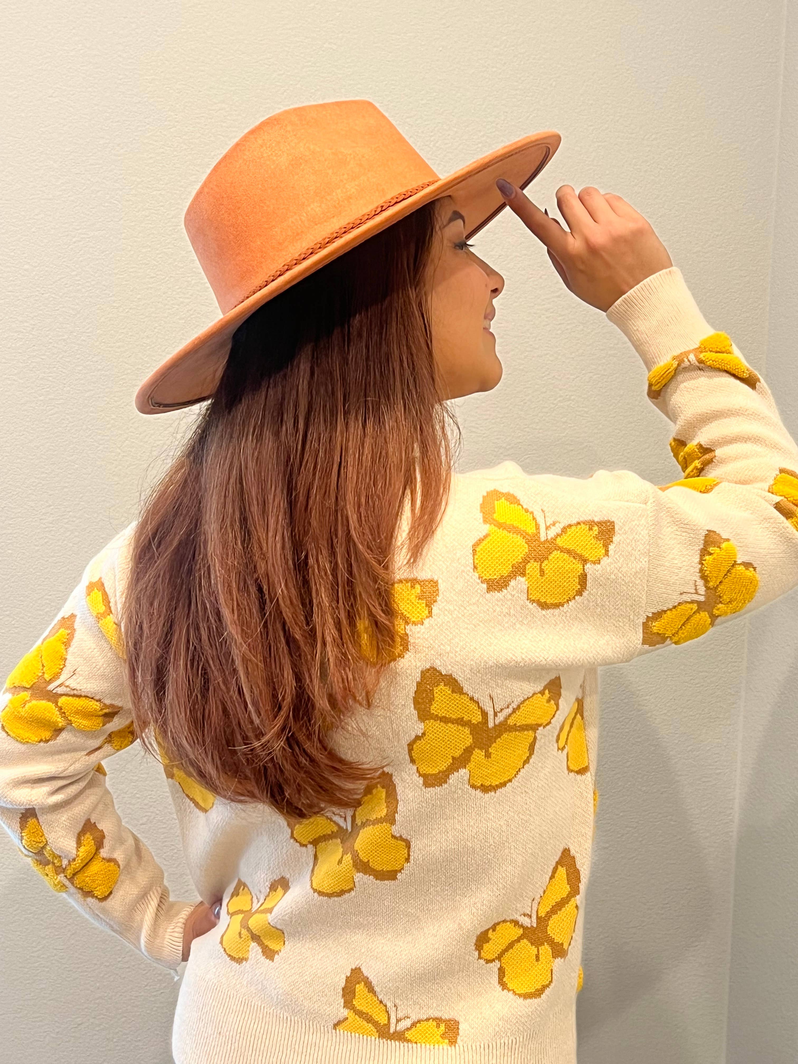 Justin & Taylor - Wholesale Fedora - Women's - Farmers Fest || Braided Belt Brimmed Fedora5