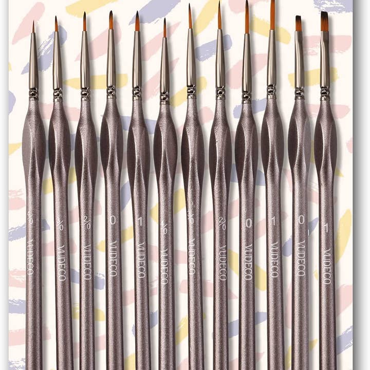Miniature Painting Brushes Miniature Fine Detail Paint Brush for wholesale by VUDECO