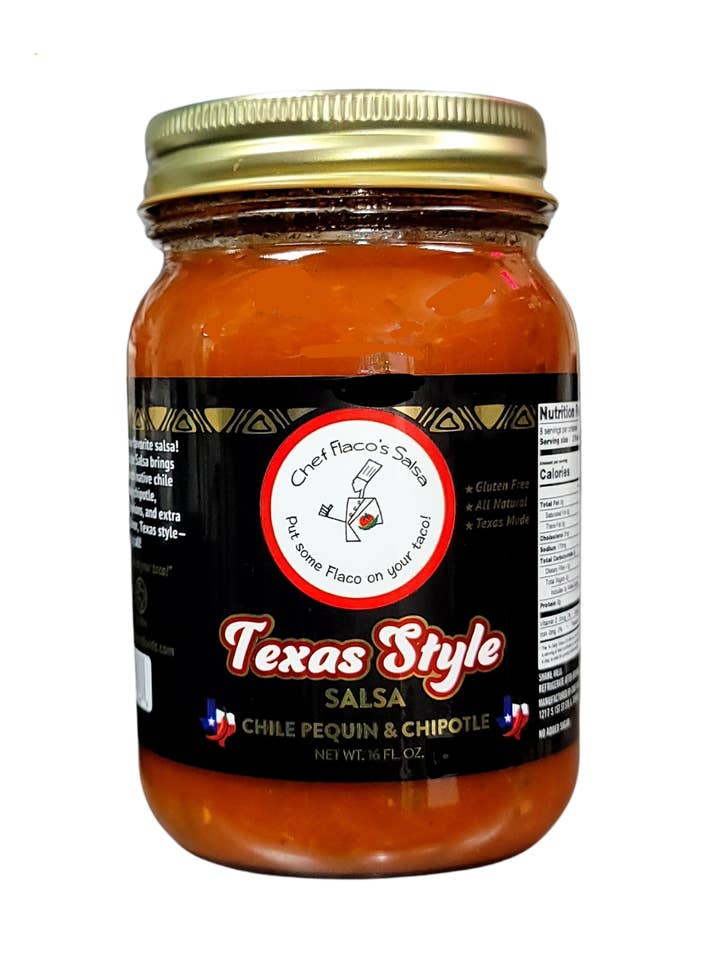Chef Flaco's Salsa - Texas Style Salsa for wholesale by Chef Flaco's Gourmet Foods