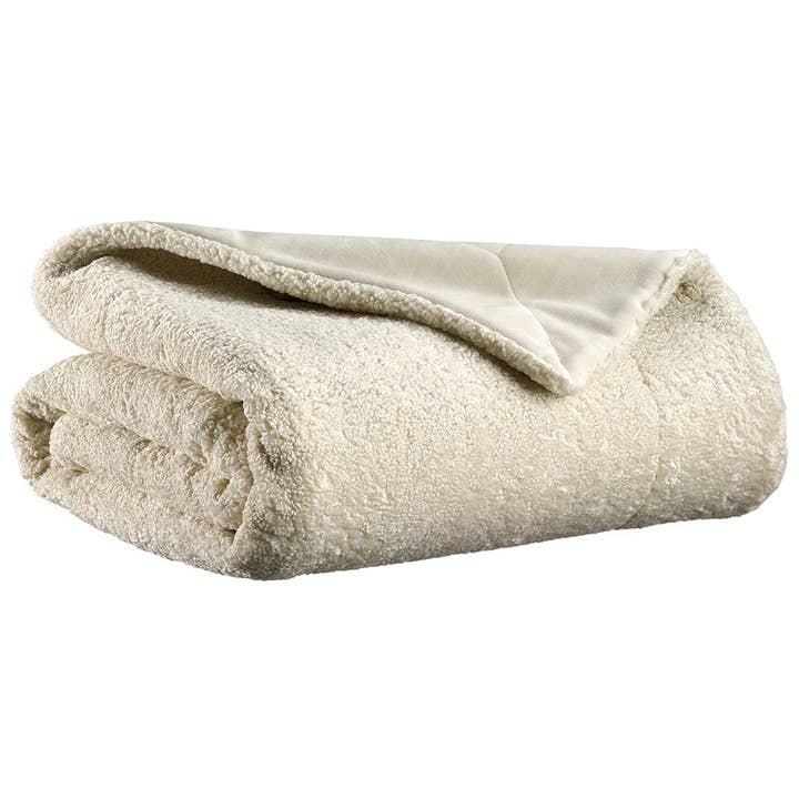 Maison Vivaraise & La Cerise sur le Gâteau - Wholesale Throw blanket - Barry Snow Blanket 130 x 160