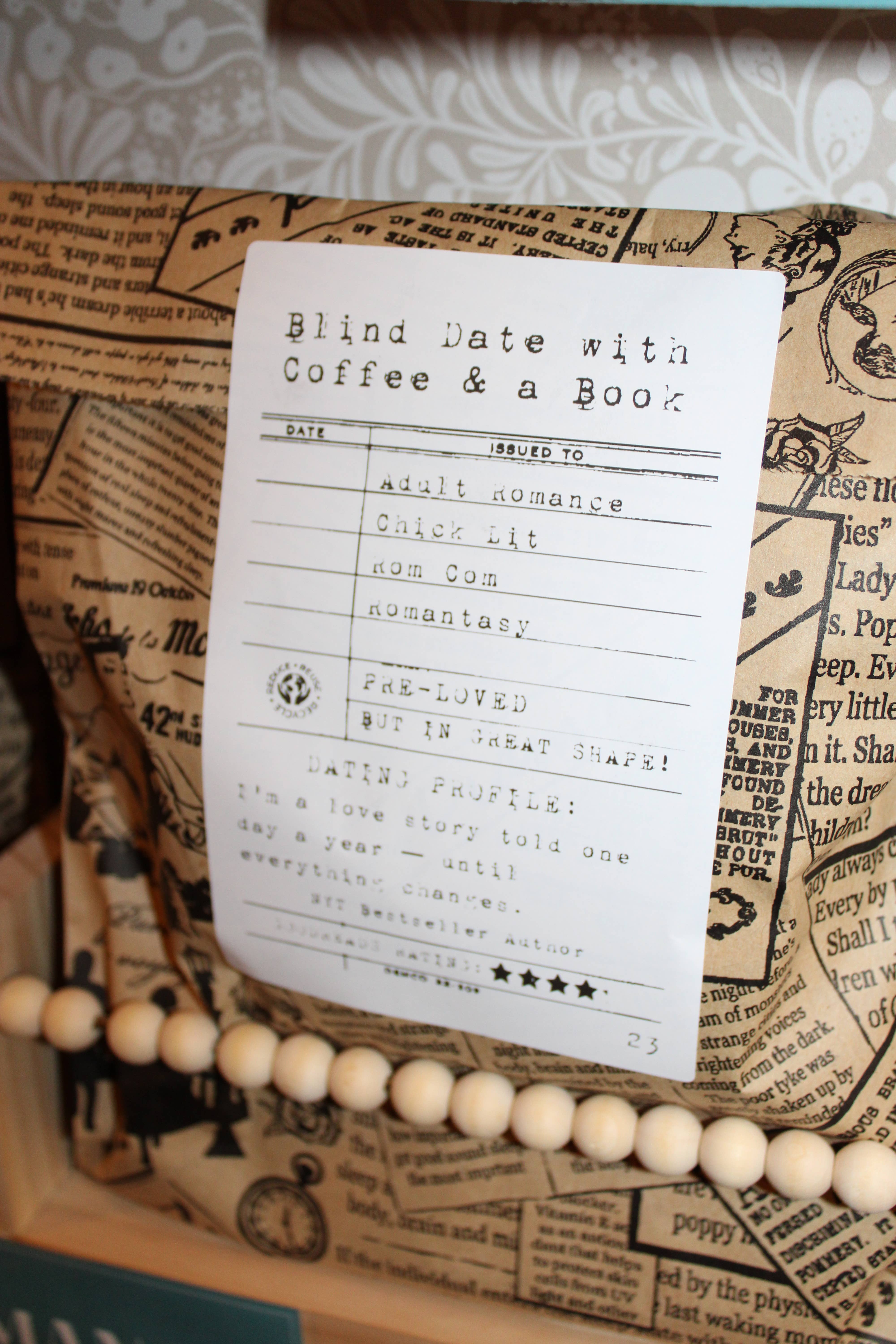 Gg's Gifts & Boutique - Wholesale Contemporary & Literary Fiction - Blind Date with Coffee & a Book (Any Genre Edition)1