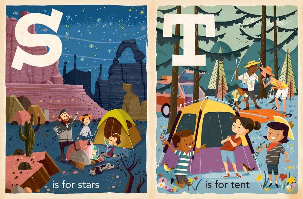 Gibbs Smith - Wholesale Baby & Toddler Book (0-2) - C is for Camping: A Camping Alphabet3