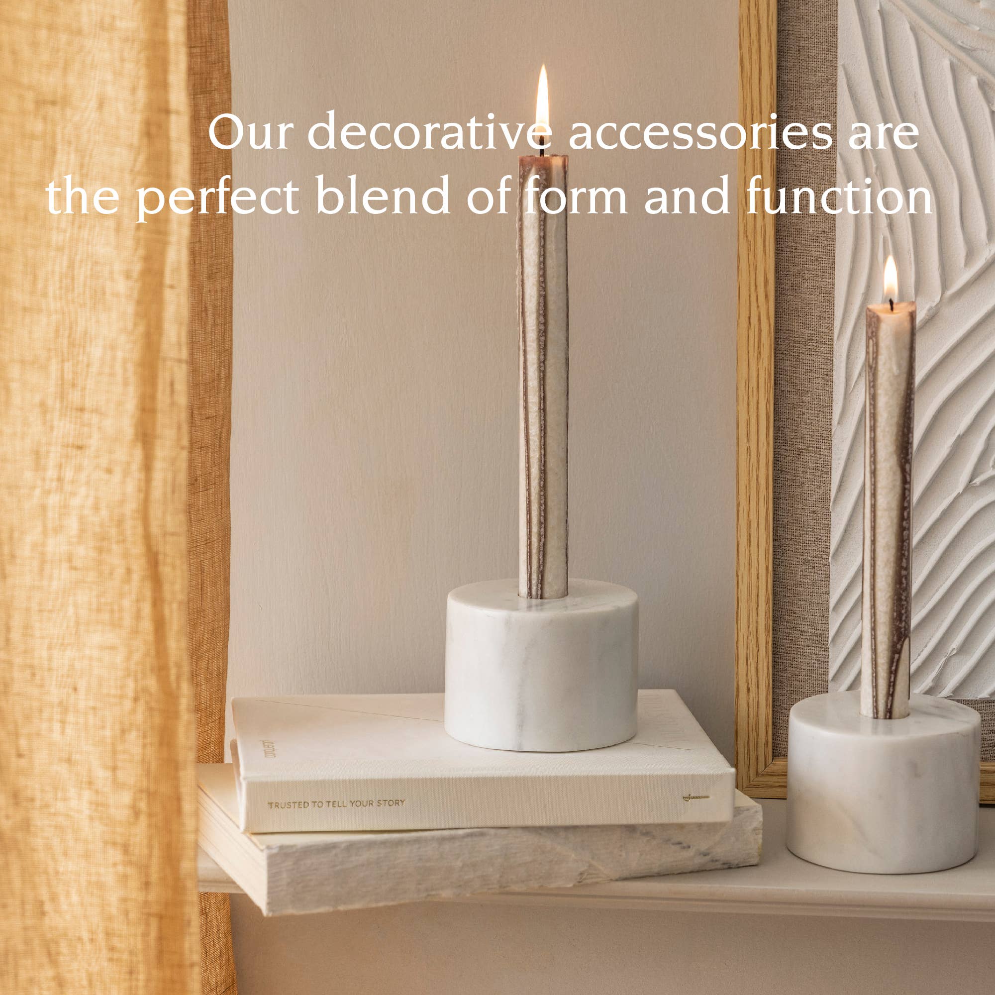 over&back - Wholesale Candle Holder - Classic Marble Candle Holders – Set of 22