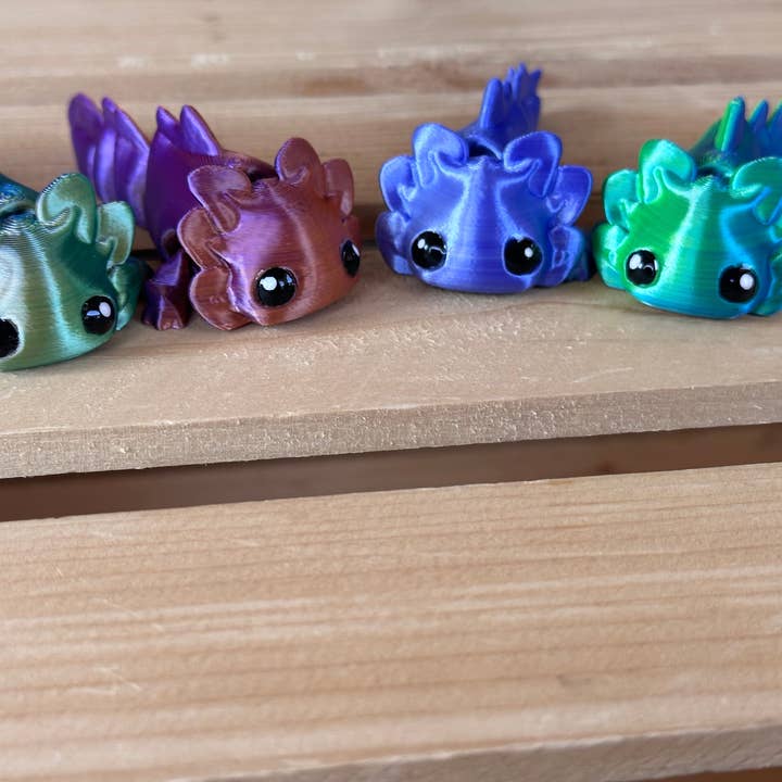LNZ Custom Design - Wholesale Fidget Toy - Kids - Axolotl Tadpole3