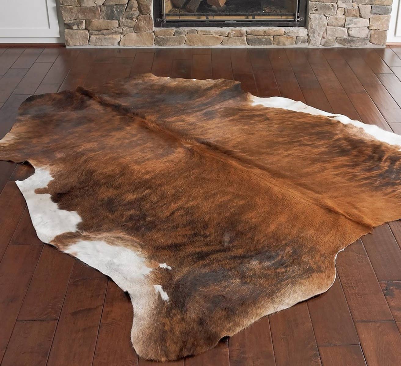 home mart goods - Wholesale Area Rug - 6x7 Feet Dark Brindle Brown Cowhide Handmade Area Rug1