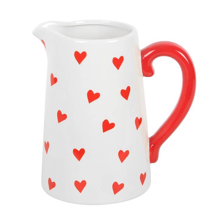 Something Different Wholesale - Wholesale Vase - Heart Print Ceramic Valentine's Day Flower Jug3