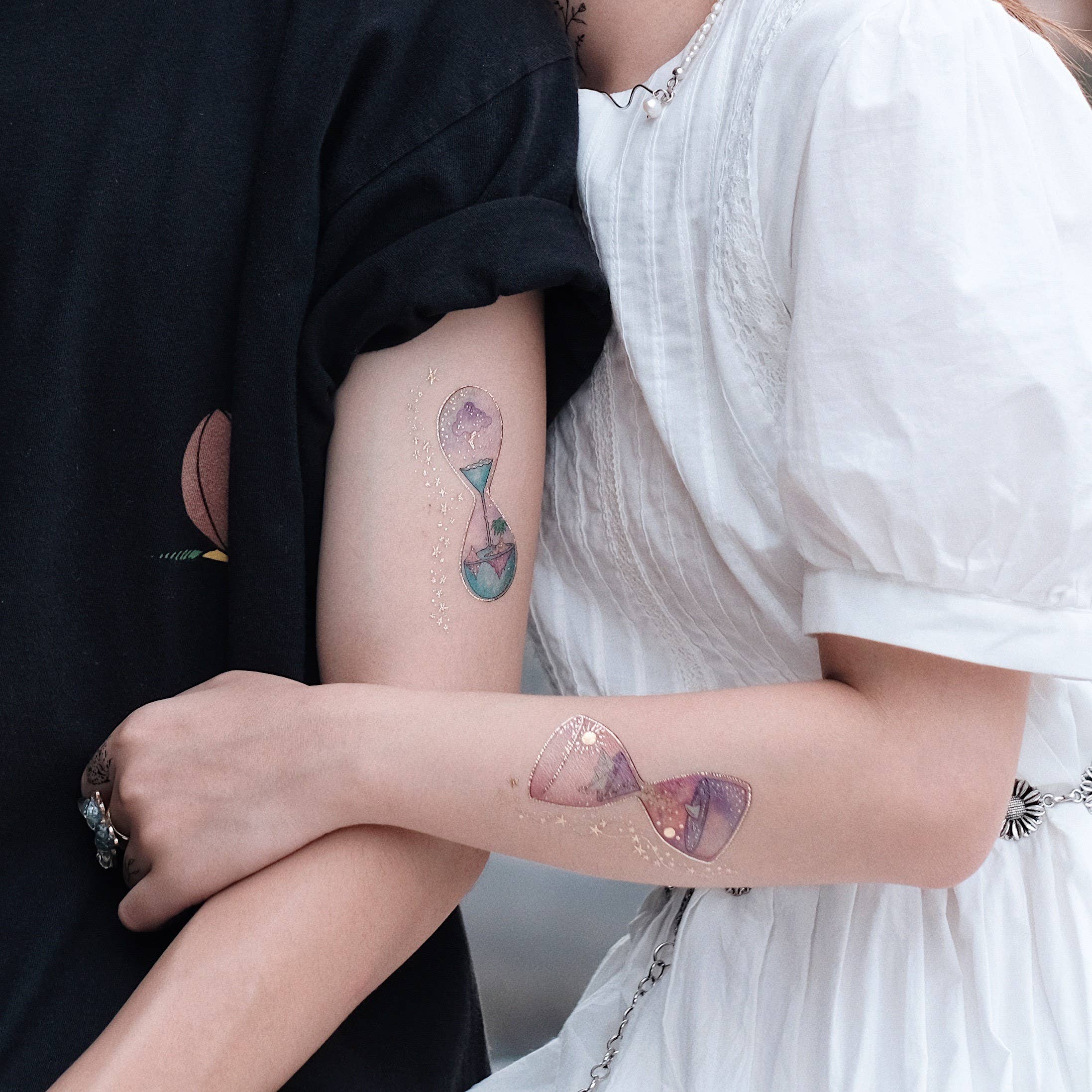 PAPERSELF - Wholesale Temporary Tattoo - Hourglass Temporary Tattoos Stickers2