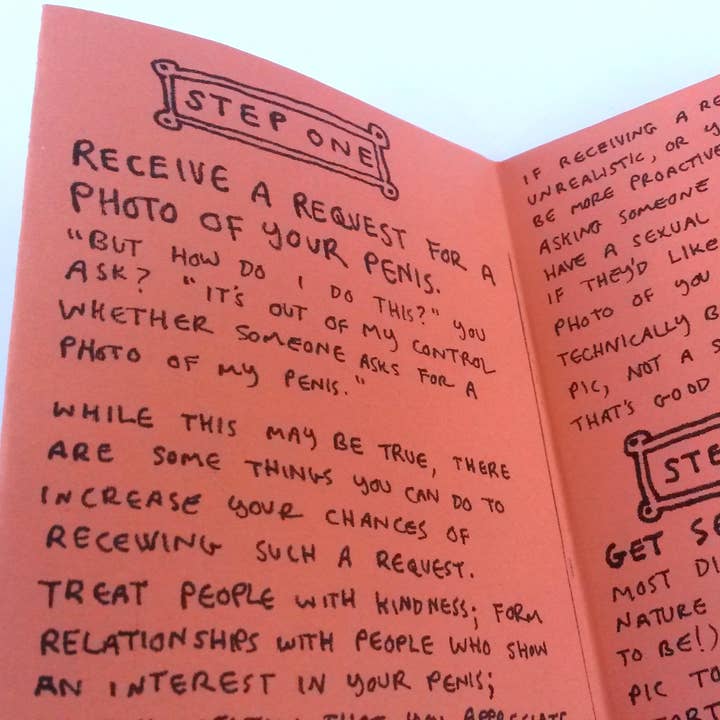 Pleasure Pie - Wholesale Romance - The Art of the Solicited Dick Pic Zine | Sex-Positive Feminist Consent Sex Education Zine1