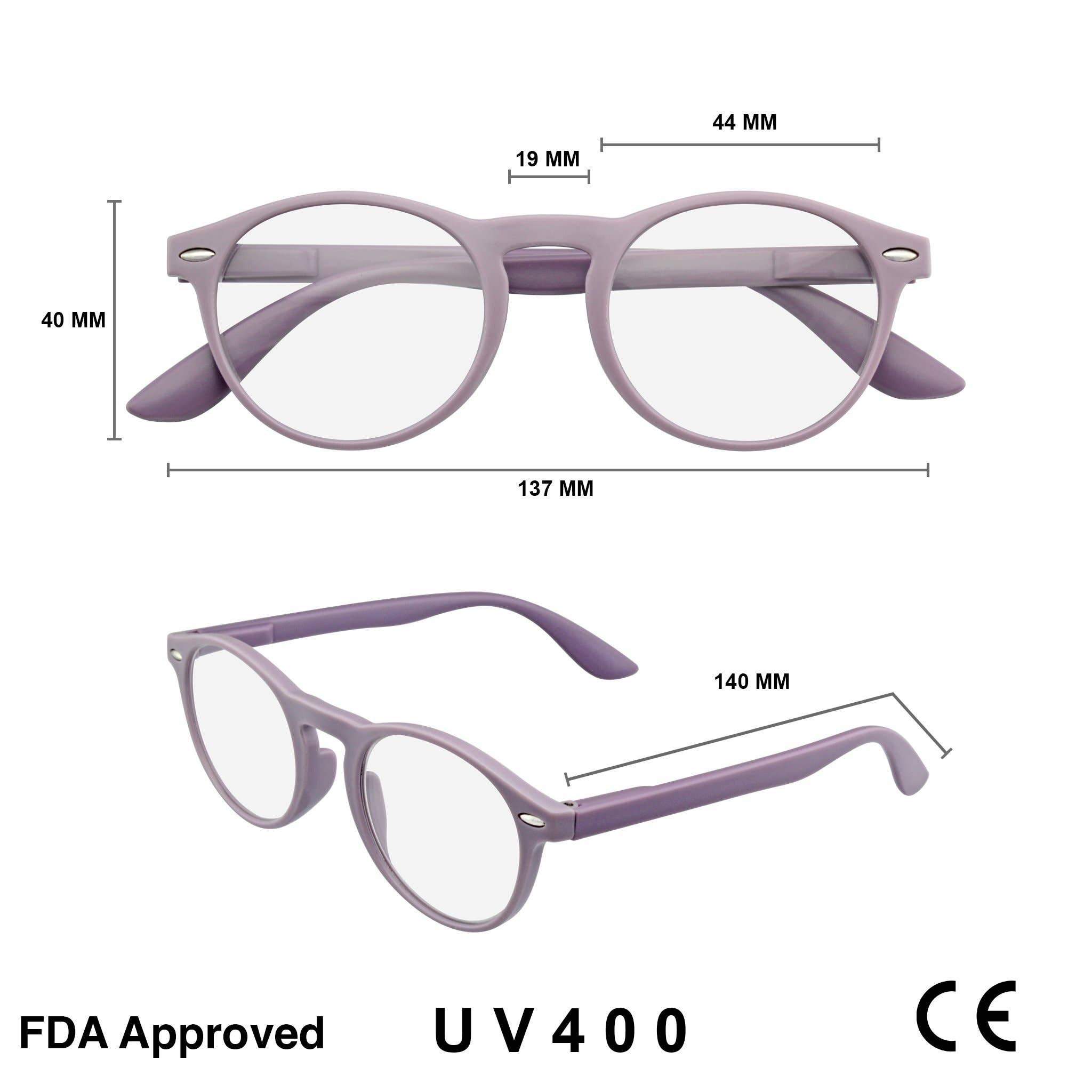 Emblem Eyewear – wholesale Glasögon - Unisex – läsglasögon Womens Mens Classic Retro Reader Round7