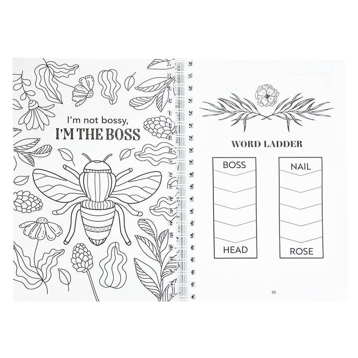 Cottage Door Press - Wholesale Puzzle - Adult - Bad*ss Mother Puzzle: Puzzles, mazes, crosswords, word games