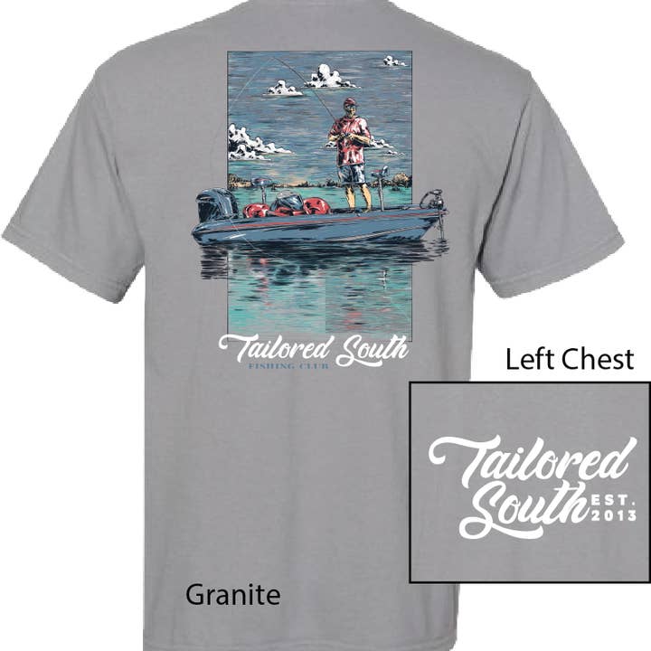 TS003 - Granit pour pêche à l'achigan pour la vente par Tailored South Hat Co.