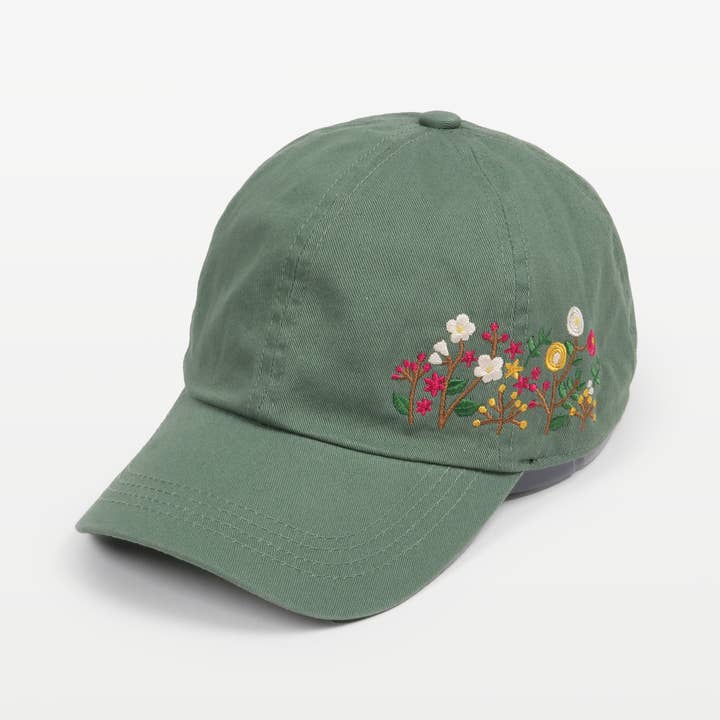 David And Young - Wholesale Baseball Cap - Women's - Flowers Side Embroidery Cotton Baseball Cap1