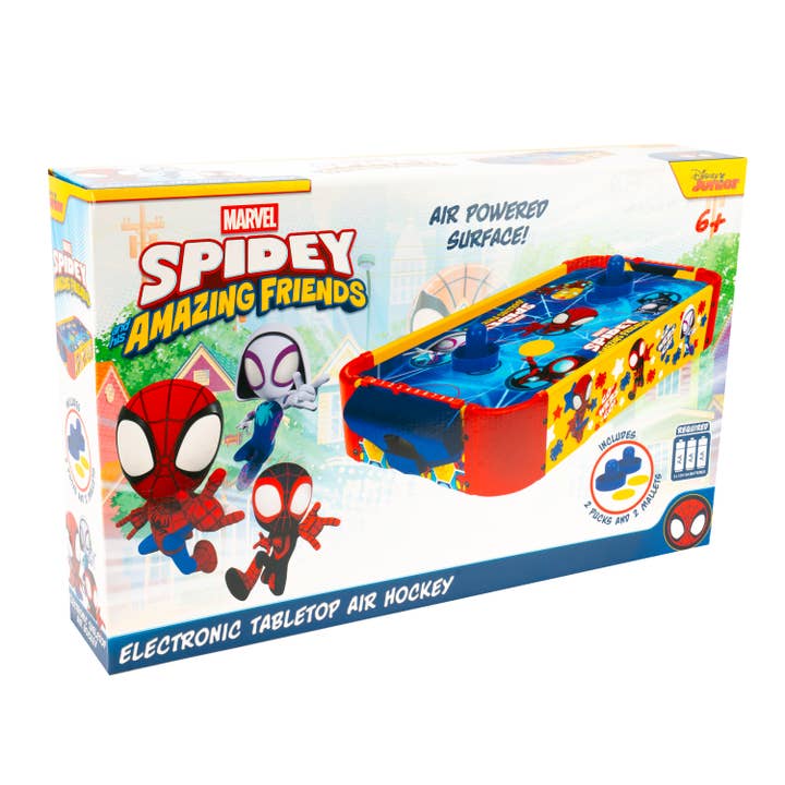 World Tech Toys - Wholesale Sporting Game - Kids & Baby - Spidey & His Amazing Friends Electronic Tabletop Air Hockey3