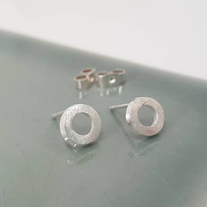 Silver Small Link Studs for wholesale by Anna Calvert Jewellery