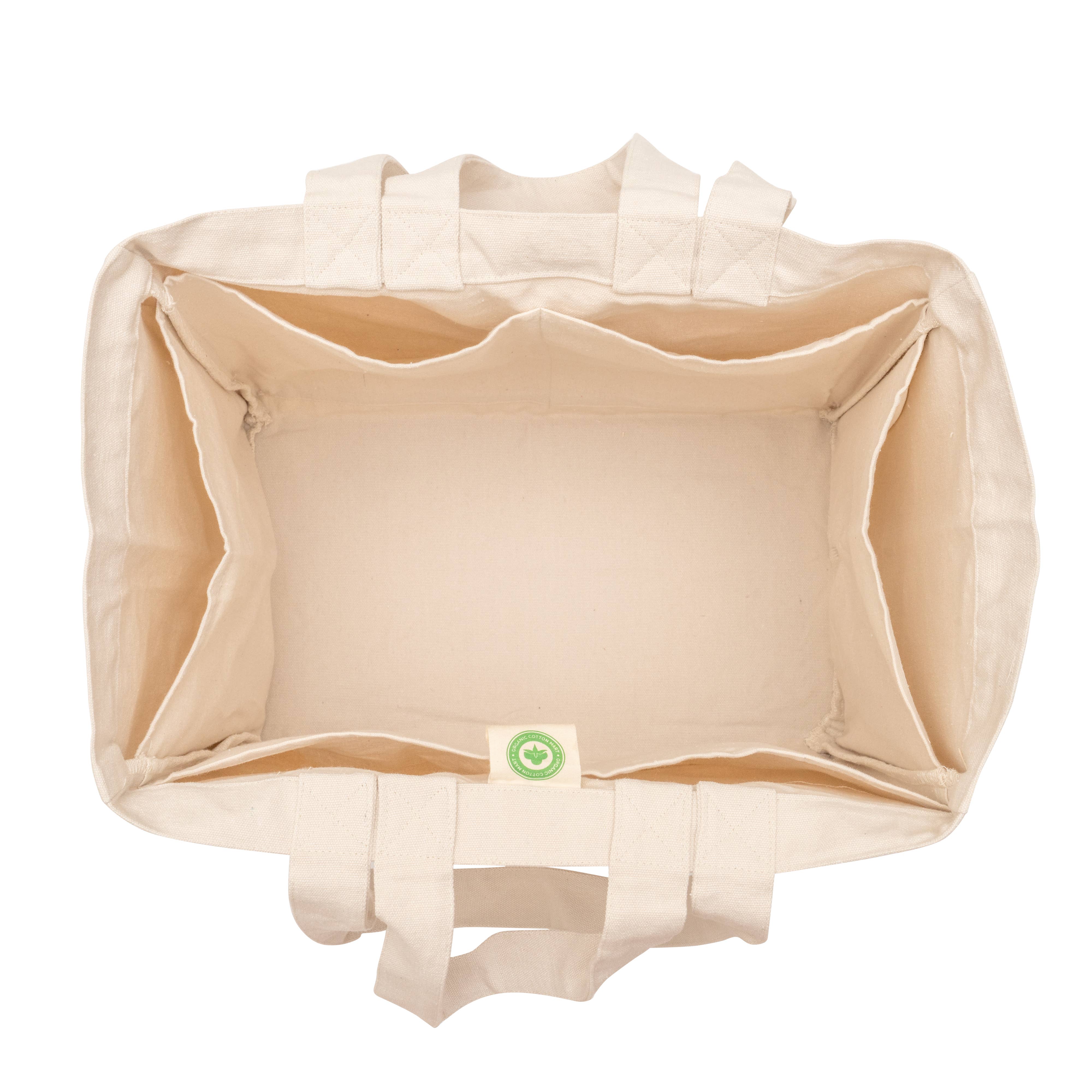 Organic Cotton Mart - Wholesale Grocery/Shopping Bag - Canvas Jumbo Grocery Reusable Durable Unisex Tote Bag1