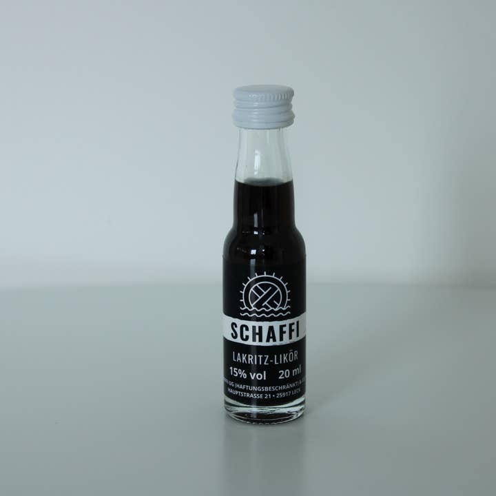 Schaffi licorice liqueur, 15% vol, 20 ml for wholesale by Schaffi