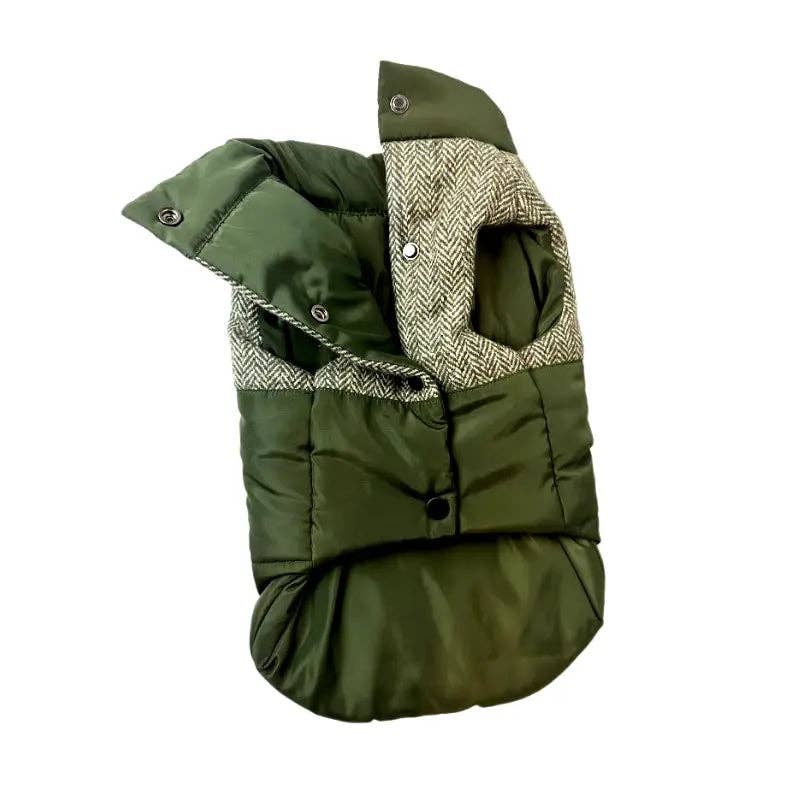 DOGUE - Wholesale Pet Jacket - Dog - DOGUE Tweed Puffer Dog Jacket5
