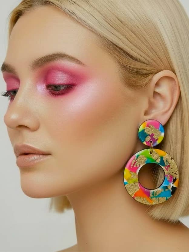 80er Jahre - Großer Ohrring für den Großhandel von No Shrinking Violet